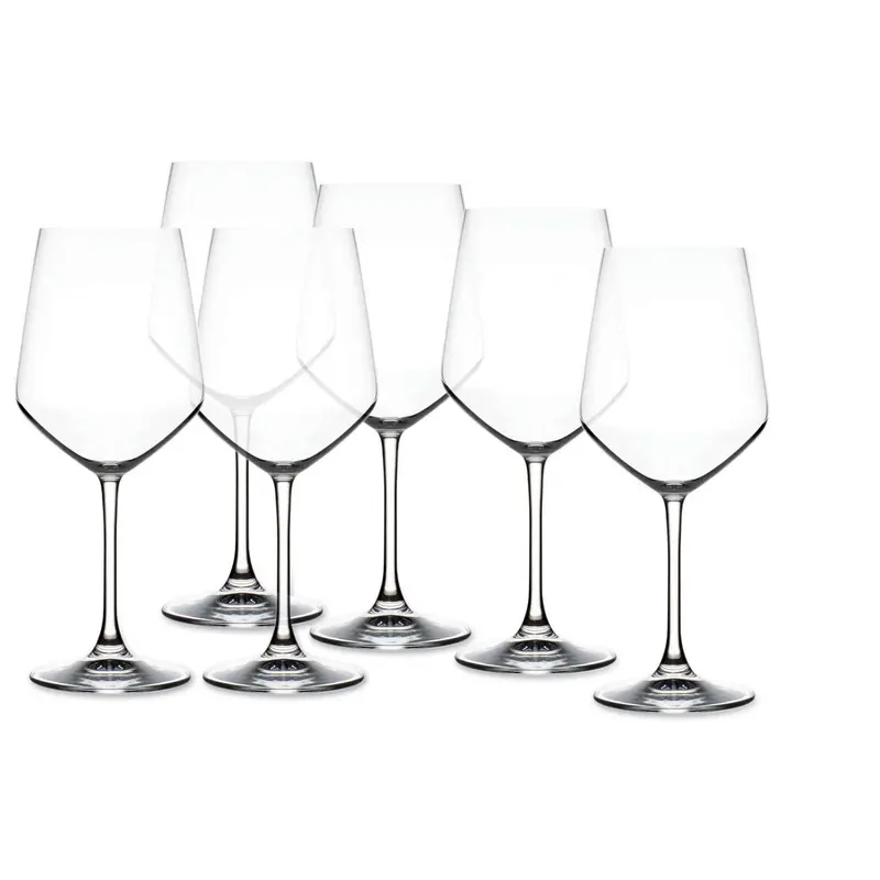 251590 Set 6 Calici Vino Aria Universum 55cl in Cristallo Luxionâ