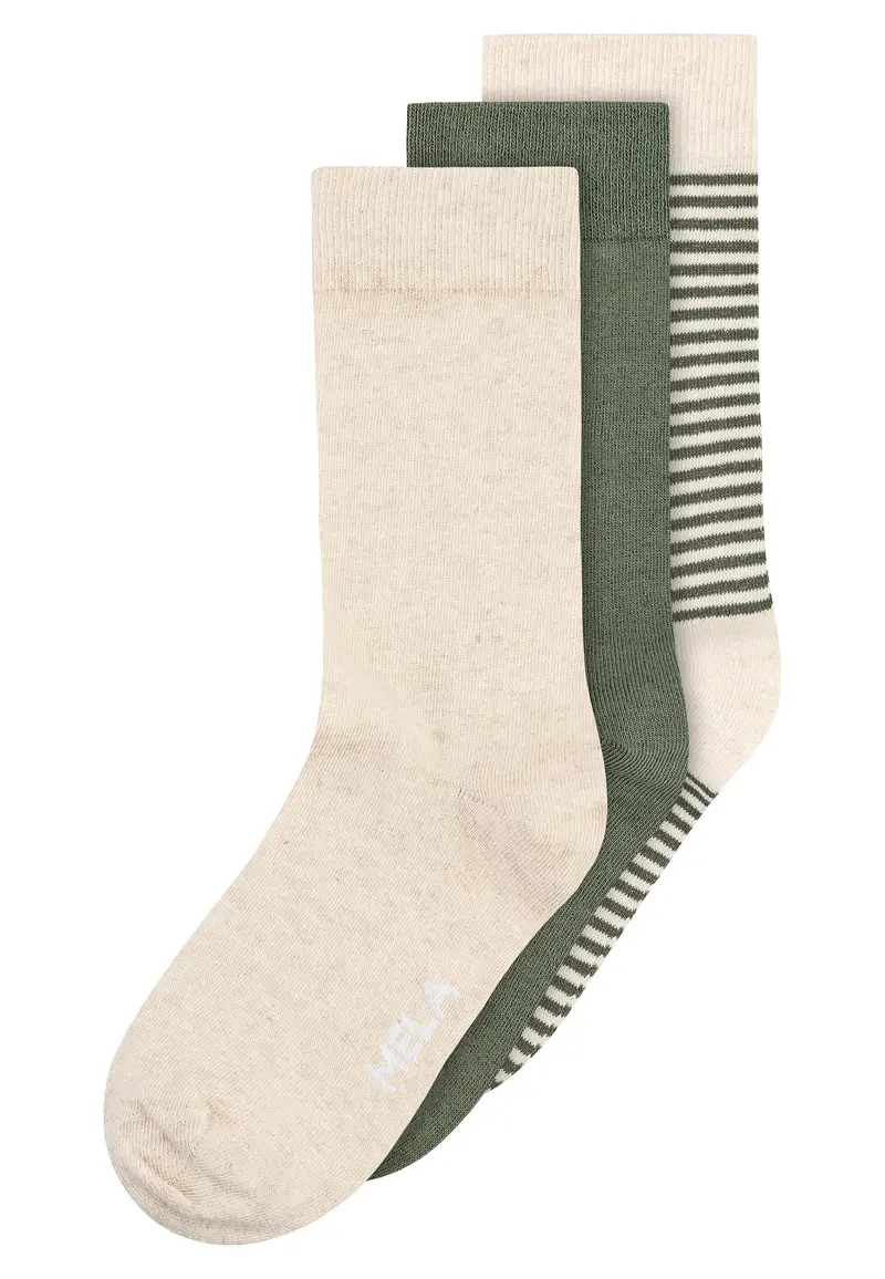 3 Paia Calzini Basic in Cotone Biologico Fairtrade