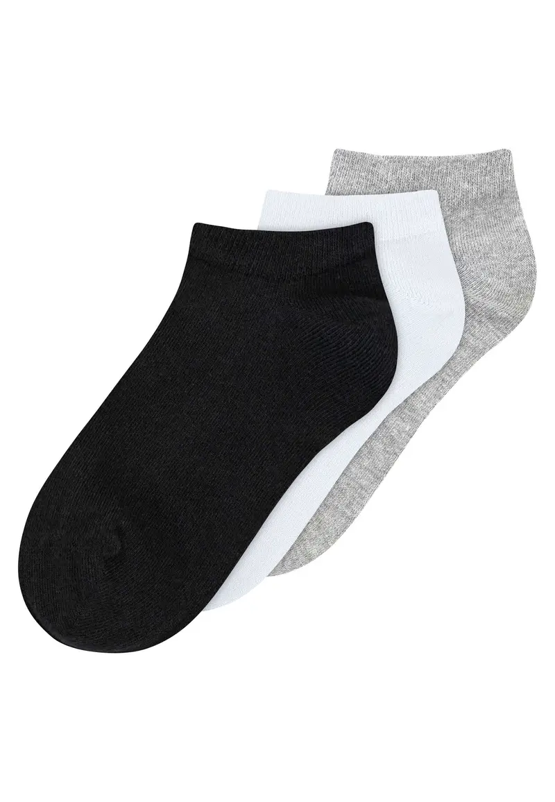 3 Paia Calzini sneaker in Cotone Biologico Fairtrade