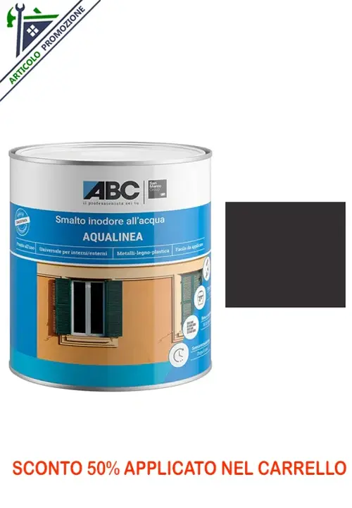 ABC Aqualinea Smalto Lucido 0031 Testa di Moro 1 Lt