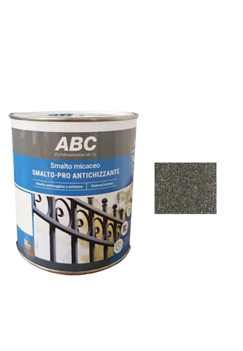 ABC Smalto-Pro Antichizzante Micaceo 8502 Grafite 0,75 Lt