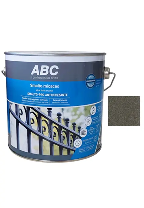 ABC Smalto-Pro Antichizzante Micaceo 8502 Grafite 2,50 Lt