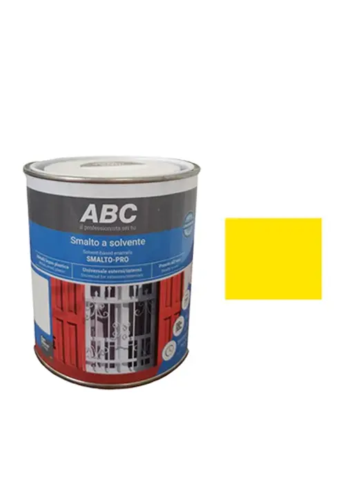 ABC Smalto-Pro Lucido 8001 Giallo 0,75 Lt