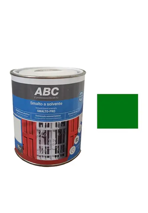 ABC Smalto-Pro Lucido 8004 Verde Bandiera 0,75 Lt
