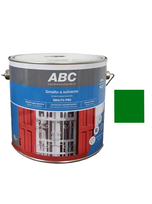 ABC Smalto-Pro Lucido 8004 Verde Bandiera 2,50 Lt