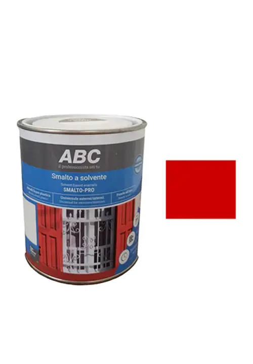 ABC Smalto-Pro Lucido 8006 Rosso 0,75 Lt