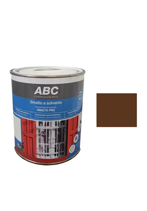 ABC Smalto-Pro Lucido 8008 Marrone 0,75 Lt