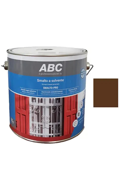 ABC Smalto-Pro Lucido 8008 Marrone 2,50 Lt