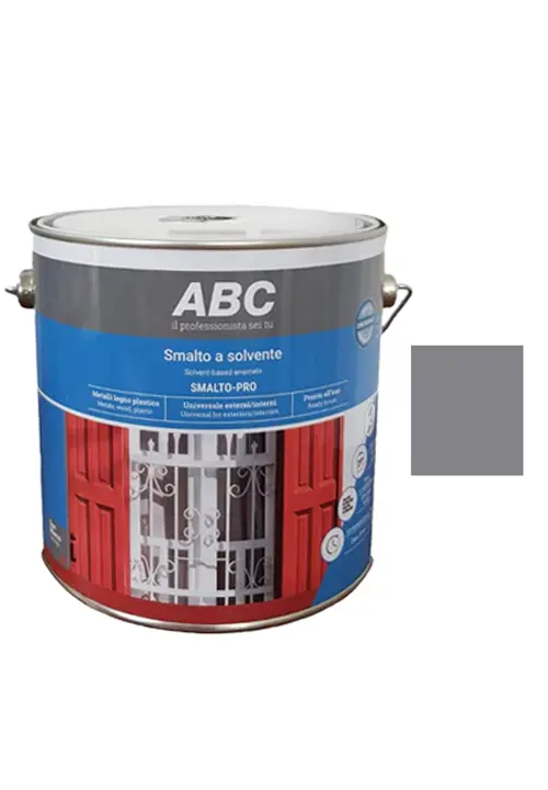 ABC Smalto-Pro Lucido 8011 Grigio Medio 2,50 Lt