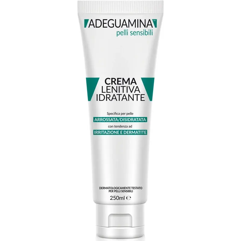 ADEGUAMINA CREMA LENITIVA - IDRATANTE PELLI SENSIBILI ARROSSATA, DISIDRATATA TUBO 250 ML