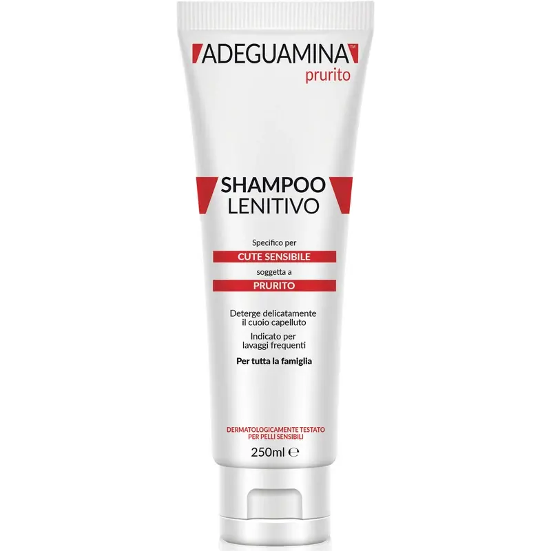ADEGUAMINA SHAMPOO LENITIVO PER CUTE SENSIBILE SOGGETTA A PRURITO PER TUTTA LA FAMIGLIA TUBO 250 ML
