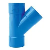 AERTECNICA TR054 Derivazione 3 Vie PVC 45° Ø50mm per Aspirazione Centralizzata