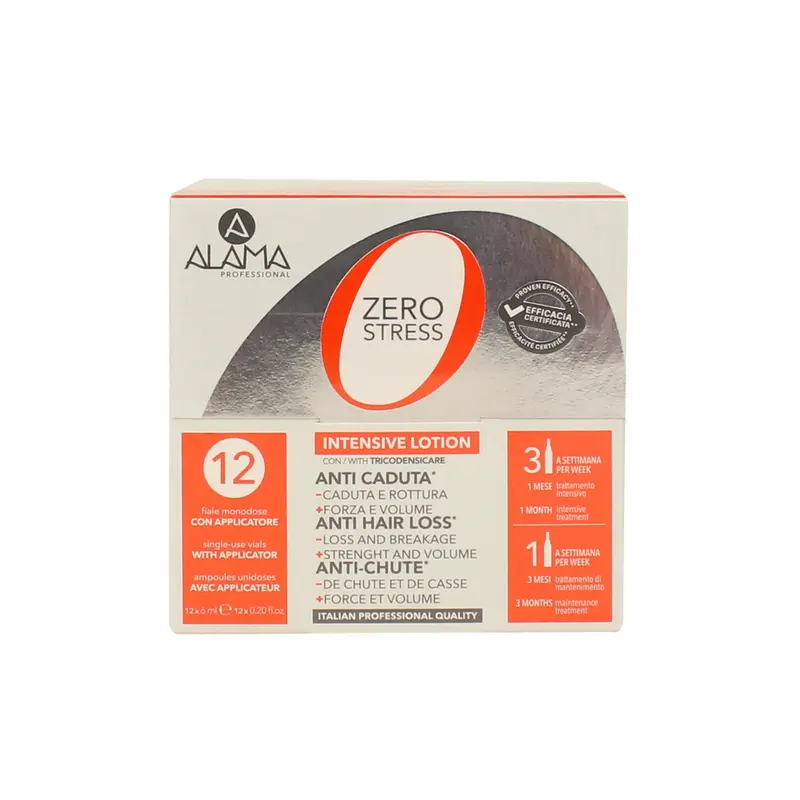 ALAMA ZERO STRESS INTENSIVE LOTION ANTI CADUTA 12 FIALE