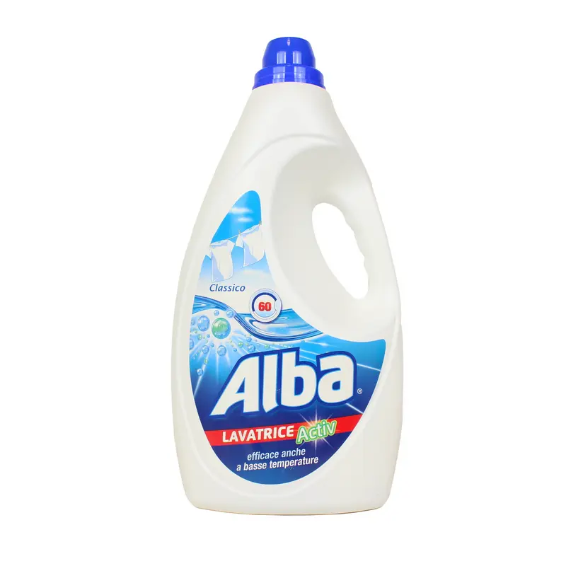 ALBA LAVATRICE ACTIV CLASSICO DETERSIVO LIQUIDO BUCATO LAVATRICE 60 LAVAGGI 3000 ML