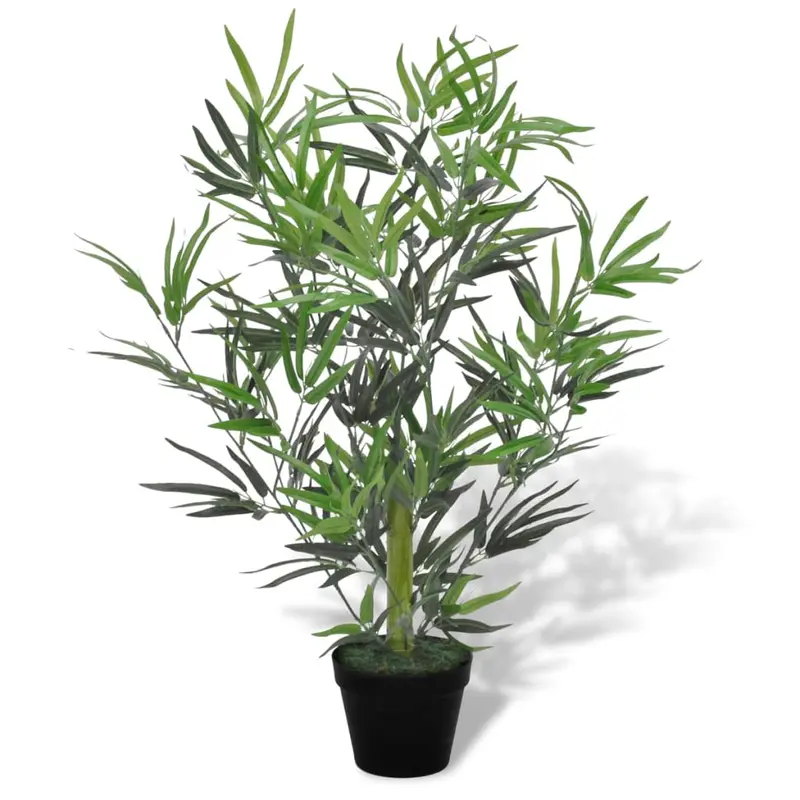Albero di Bambù Artificiale in Vaso 80 cm