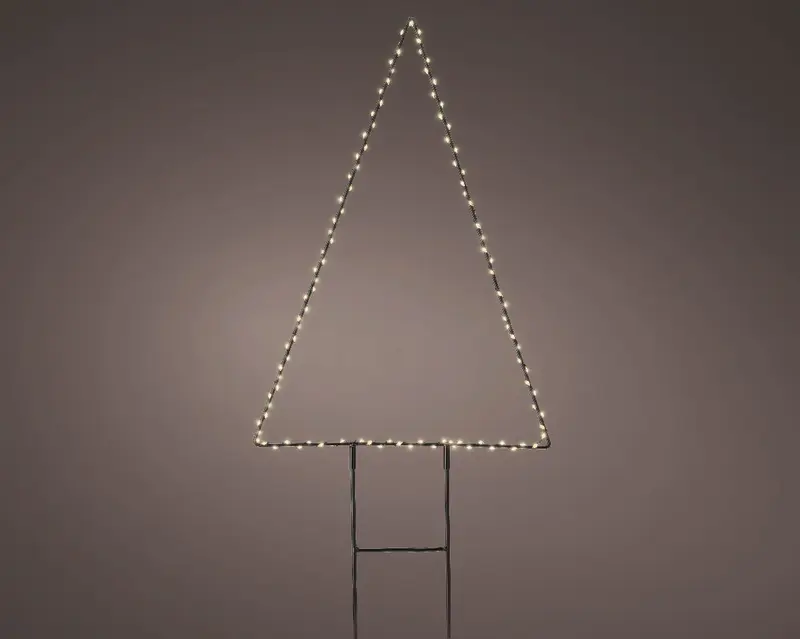 Albero di natale led in metallo da esterno | rohome