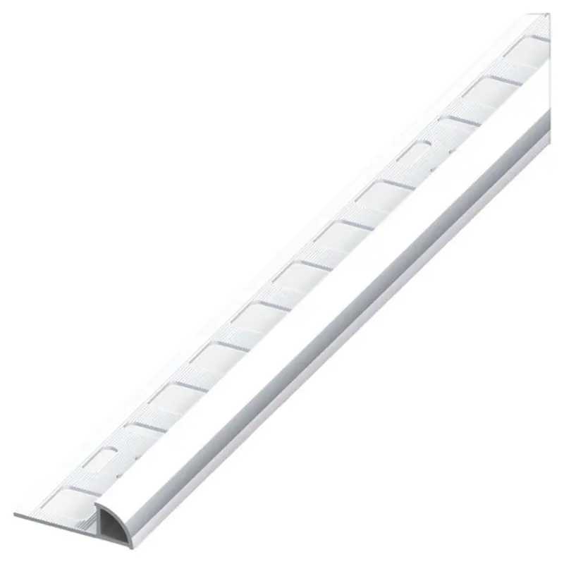 Alfer Profilo Ad Angolo Jolly Alluminio Argento Cromato Mm. 8X2,5 Mt. - 5 Pz