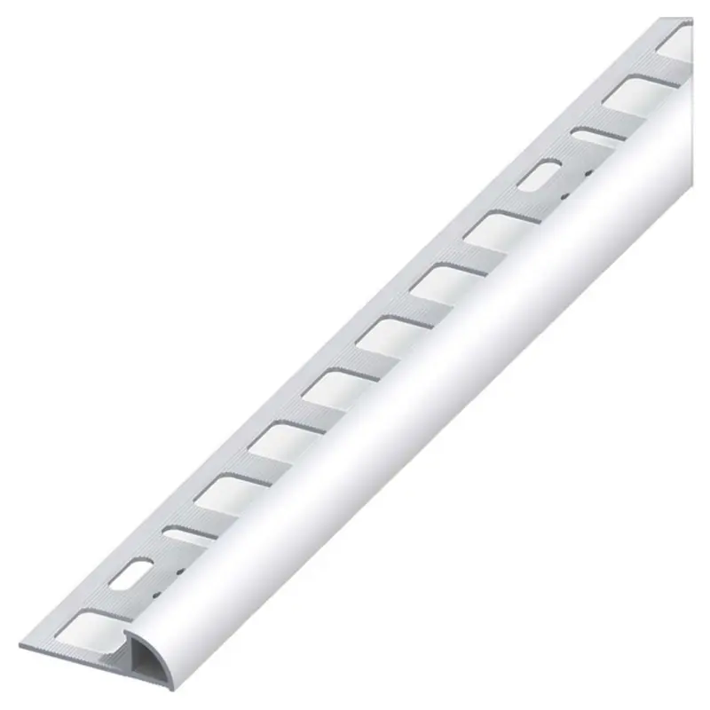 Alfer Profilo Ad Angolo Jolly Alluminio Argento Satinato Mm. 10X2,5 Mt. - 5 Pz