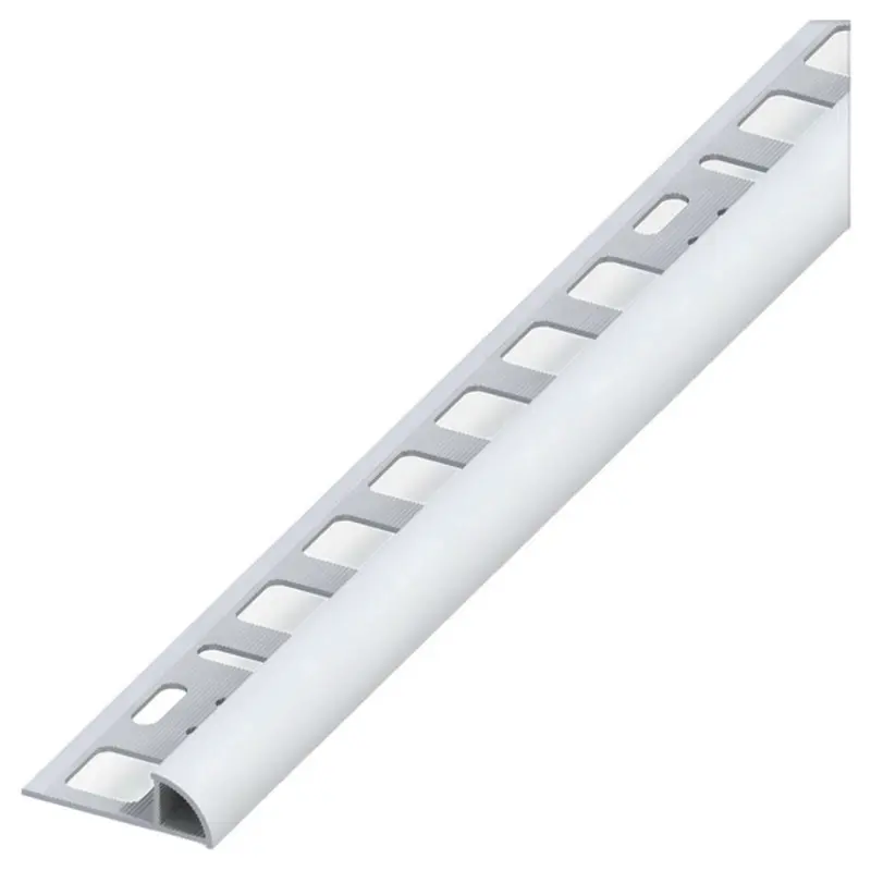 Alfer Profilo Ad Angolo Jolly Pvc Grigio Mm. 8X2,5 Mt. - 5 Pz