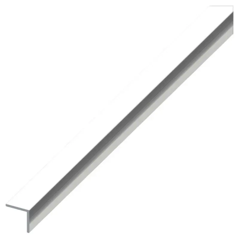 Alfer Profilo Angolare Alluminio Argento Cromato Mm. 10X10X1 Mt. 1 - 5 Pz