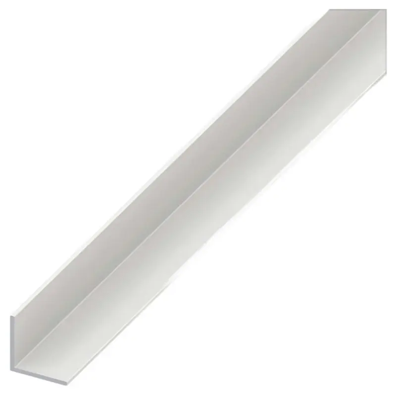 Alfer Profilo Angolare Alluminio Bianco Mm. 25X25X1 Mt. 2 - 5 Pz