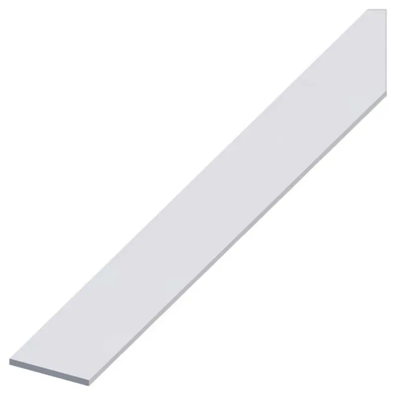 Alfer Profilo Barra Piatta Alluminio Argento Satinato Mm. 25X2 Mt. 2 - 5 Pz