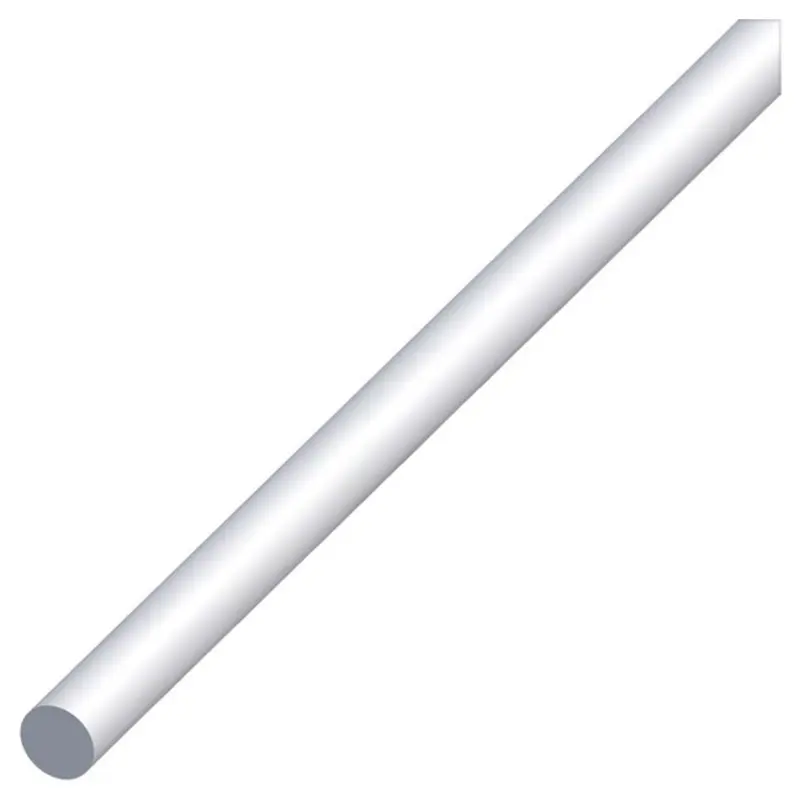 Alfer Profilo Barra Tonda Alluminio Argento Satinato Ø Mm. 8 Mt. 1 - 5 Pz