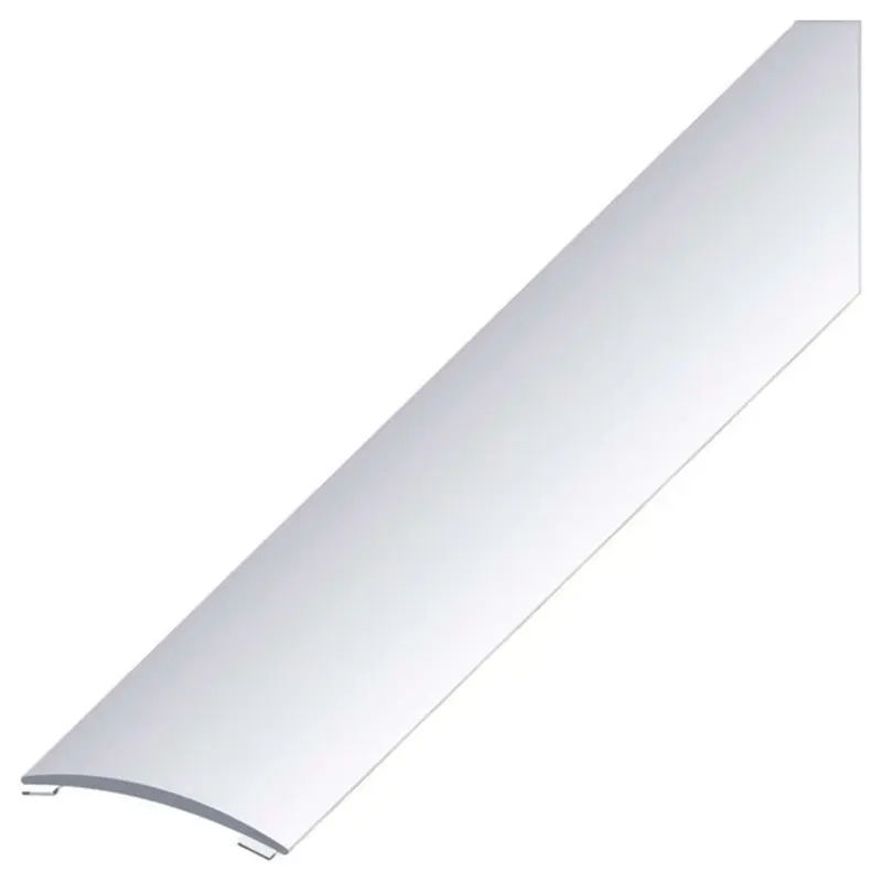 Alfer Profilo Coprigiunto Autoadesivo Alluminio Argento Satinato Mm. 30X5 Mt. 2 - 5 Pz
