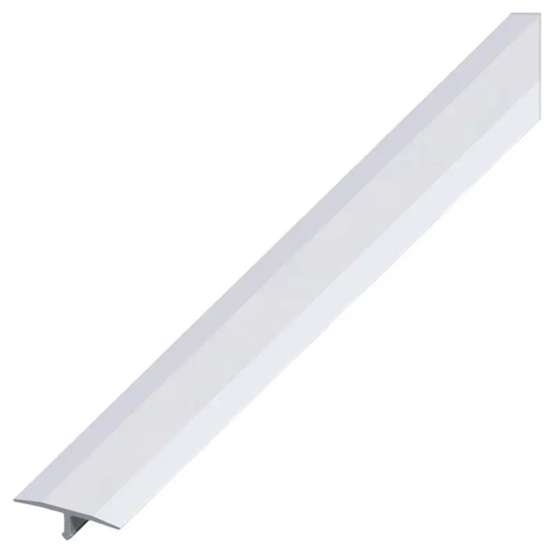 Alfer Profilo Di Copertura Giunti Alluminio Argento Satinato Mm. 14X2,5 Mt. - 5 Pz