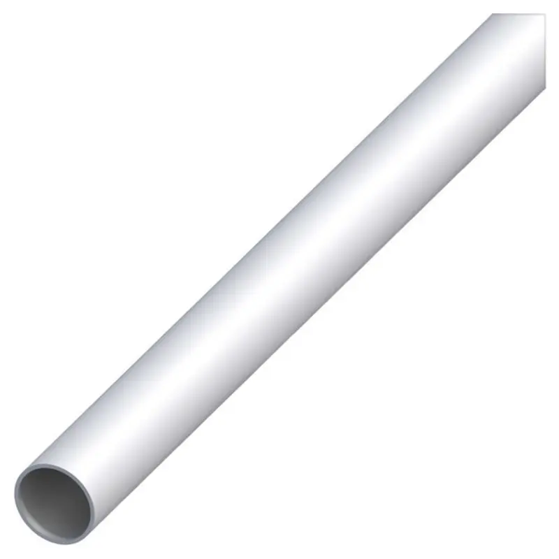 Alfer Profilo Tubo Tondo Alluminio Argento Satinato Ø Mm. 12X1 Mt. 2 - 5 Pz