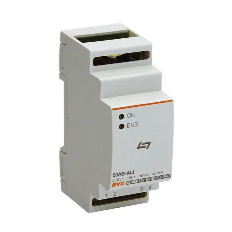 Alimentatore AVE 53AB-ALI - Sistema AVEbus 100-240VAC Professionale 2 Moduli DIN