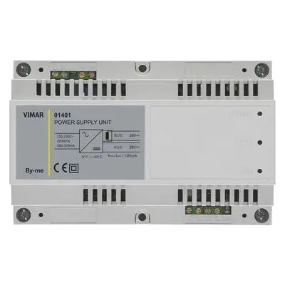 Alimentatore VIMAR 01401 - 120-230VAC 29VDC 1280mA Bobina Disaccoppiamento 8 Moduli DIN