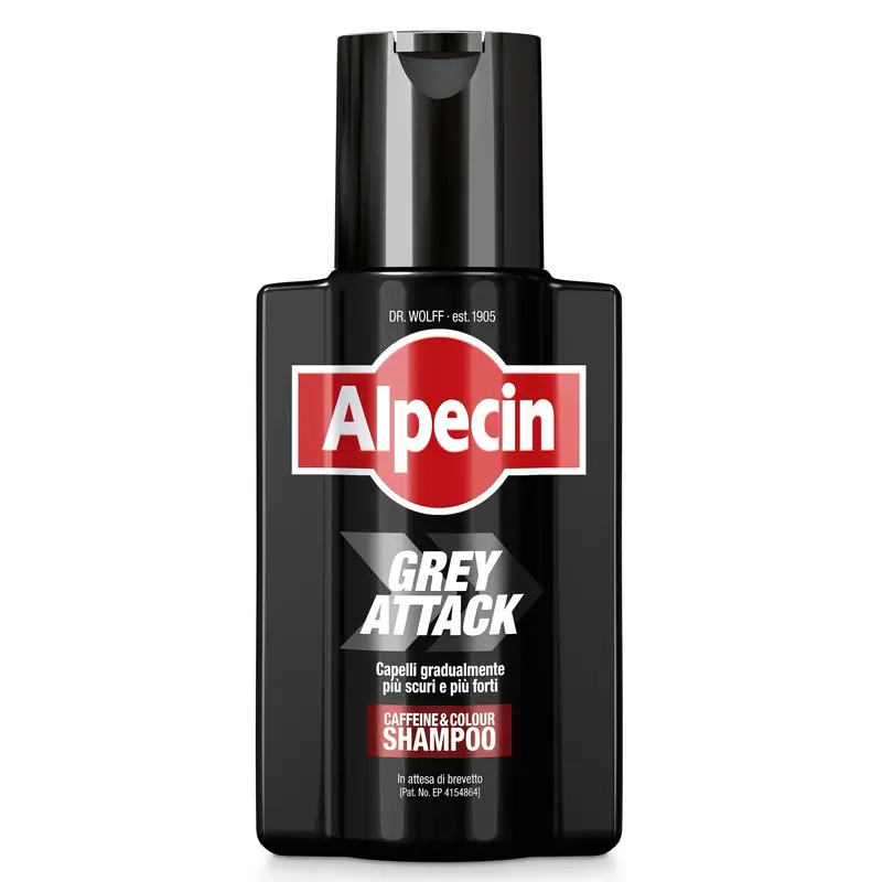 ALPECIN GREY ATTACK SHAMPOO CAFFEIN & COLOUR 200 ML