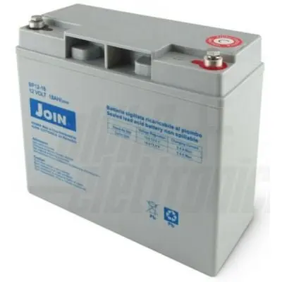 Alpha Elettronica BP12-18 Batteria Ricaricabile Piombo 12V 18Ah - AGM Heavy Duty
