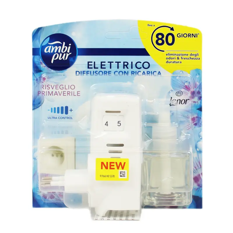 AMBIPUR ELETTRICO DIFFUSORE + RICARICA LIQUIDA RISVEGLIO PRIMAVERILE 20 ML