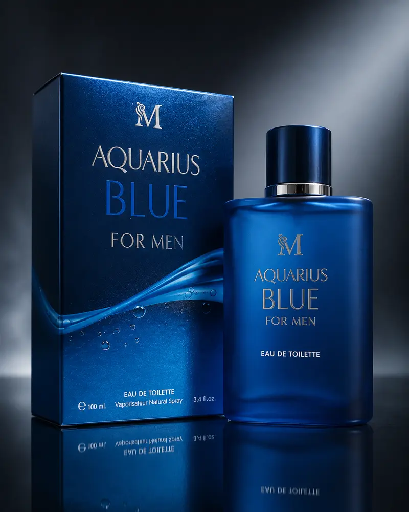 Aquarius Blue For Men – Profumo Uomo Acquatico Aromatico 100 ml