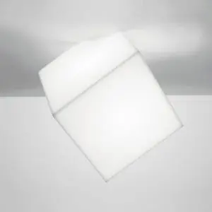 ARTEMIDE EDGE 21 - Lampada Parete/Soffitto Diffusore Bianco 20W E27 IP65
