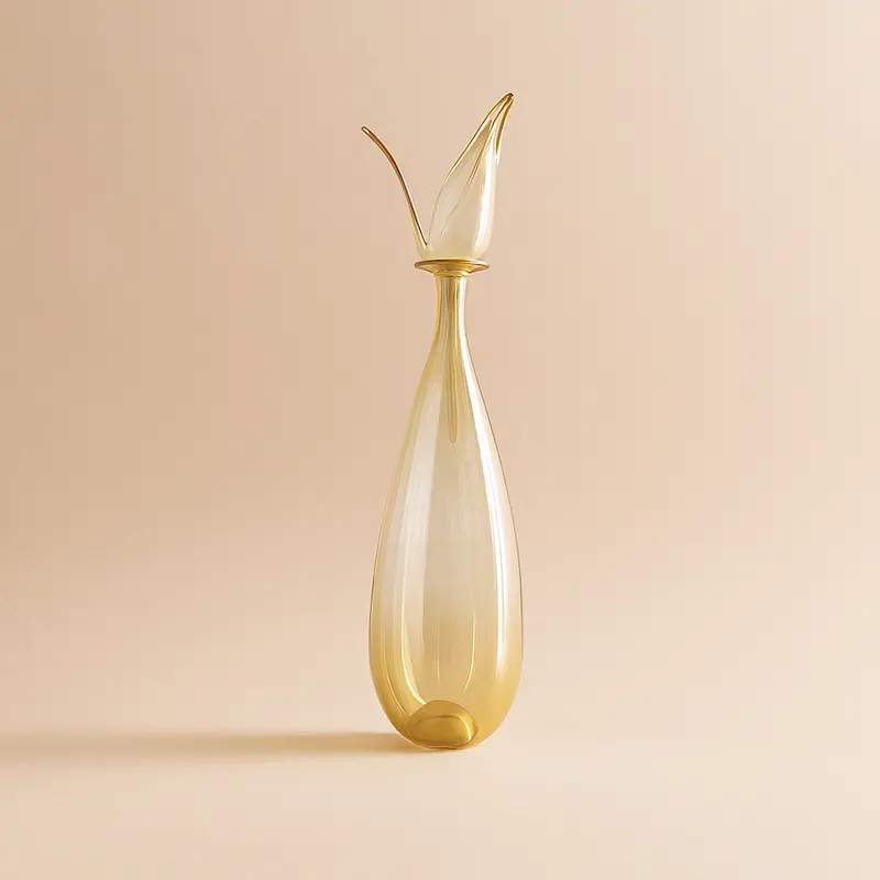 Artevetro Bottiglia Tulipe Vetro Soffiato H29x8 cm
