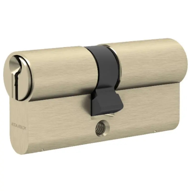 Assa Abloy Cilindro Sagomato Gemma Ottone Nichelato Mm. 62,5 (27,5-35) - 10 Pz