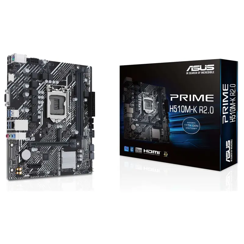 ASUS PRIME H510M-K R2.0 Intel H510 LGA 1200 (Socket H5) micro ATX