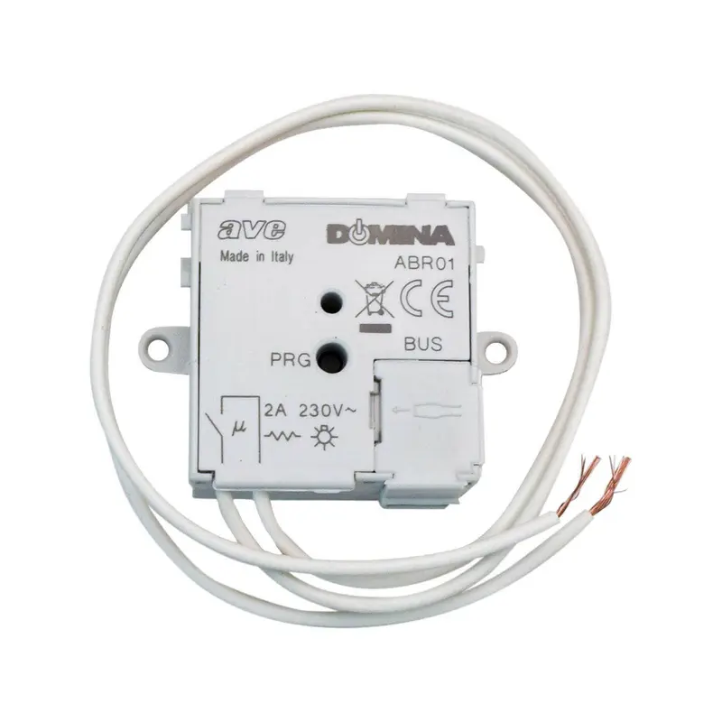 Attuatore AVE ABR01 a Scomparsa 1 Canale - Domotica AVEbus Controllo Illuminazione