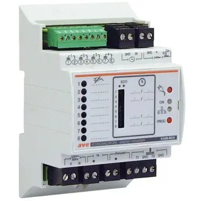 AVE 53ECO11-W Gestione Carichi Energia 230VAC - Sistema IoT Monitoraggio Consumi Fotovoltaico