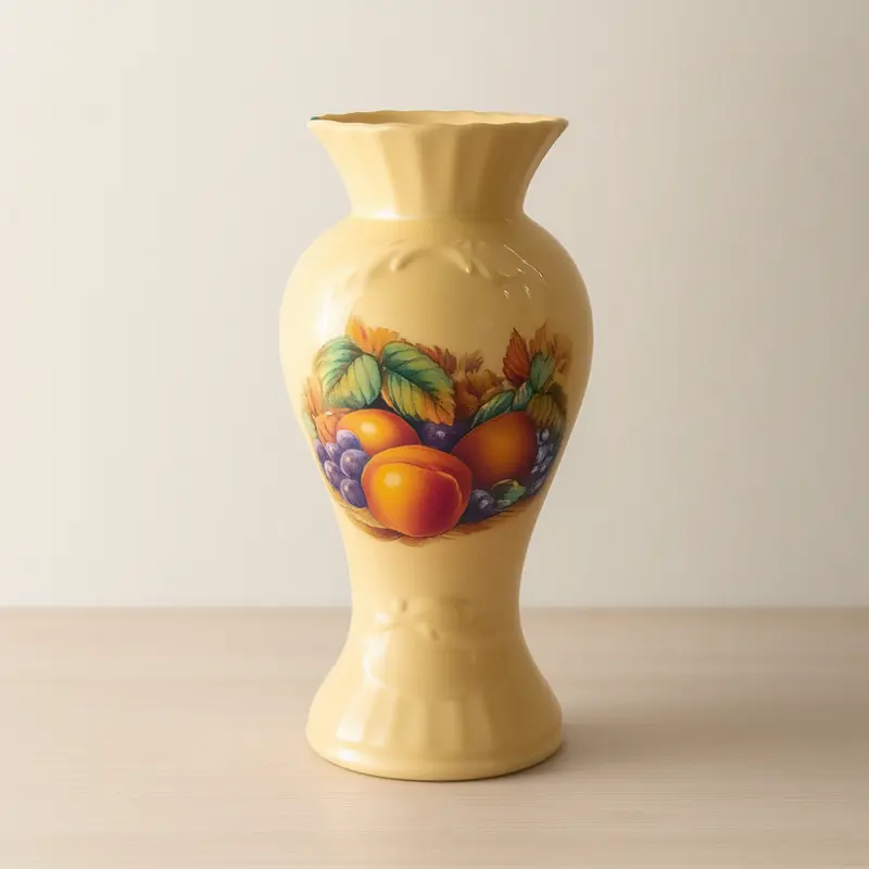 Aynsley – Vaso Orchard Gold in Fine Bone China - H.16,5 x 9 cm