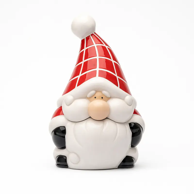 Babbomatto Biscottiera Baffomatto Ceramica H31x20 cm