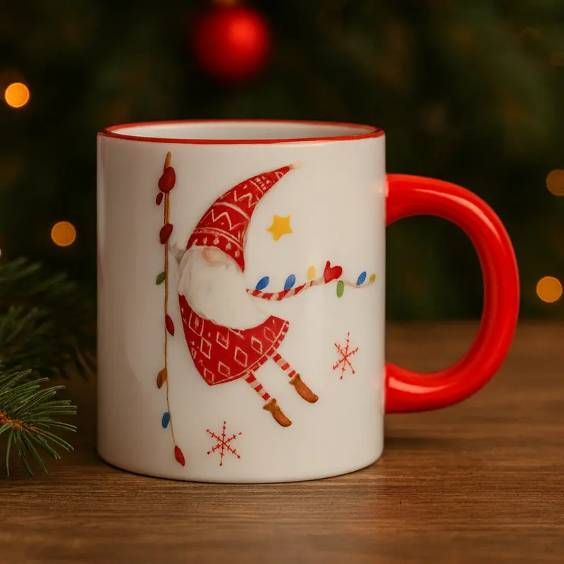 Babbomatto Mug Gnomi Ceramica 10.5x8x13 cm