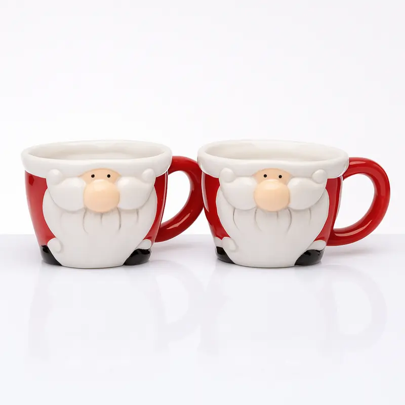 Babbomatto Set 2 Tazzine Ceramica 6.5x10 cm
