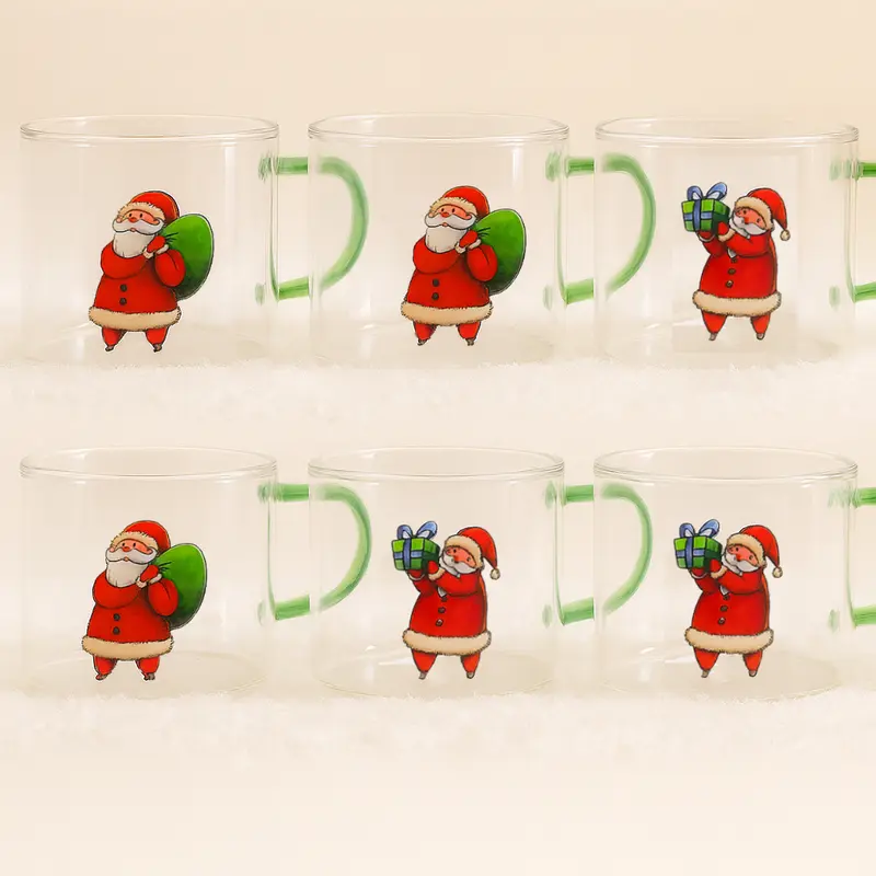 Babbomatto Set 6 Tazzine Borosilicato 5x8 cm