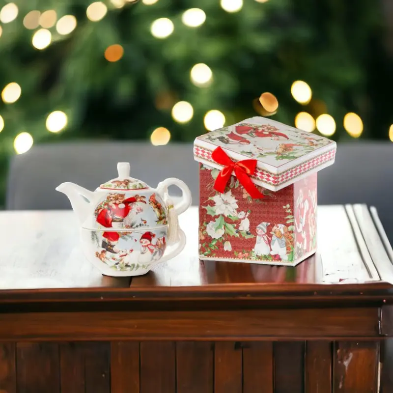 Babbomatto Tea For One Santa Claus con Scatola Natale