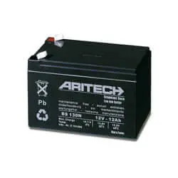Batteria Ricaricabile Aritech BS130N – Piombo Ermetica 12V 12Ah per Videosorveglianza e UPS