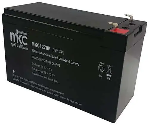 Batteria Ricaricabile Piombo Melchioni 491460215 12V 7Ah - Terminale Faston 4,8mm